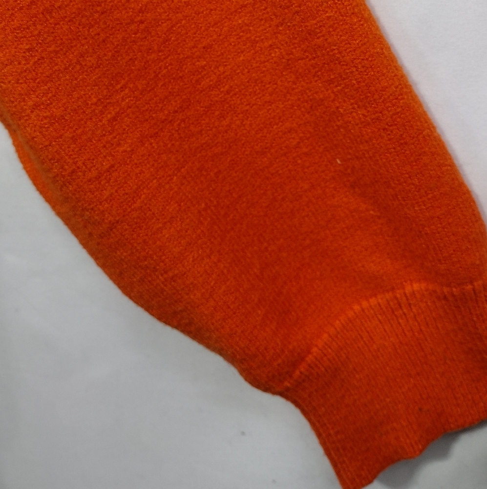 Adika Perfect Mess Turtleneck Sweater Womens M/L Orange Retro 90s Casual Comfy - Picture 3 of 8